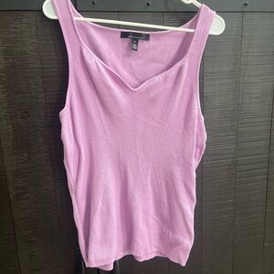 White House Black Market Light Pink Tank Top